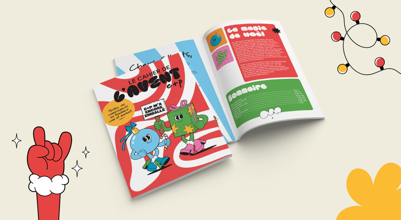 Le cahier de l’avent e+p